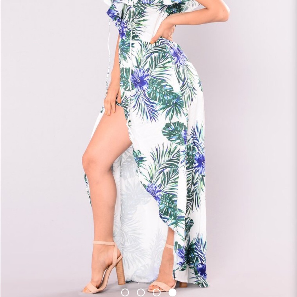 Summer maxi dress Hawaiian